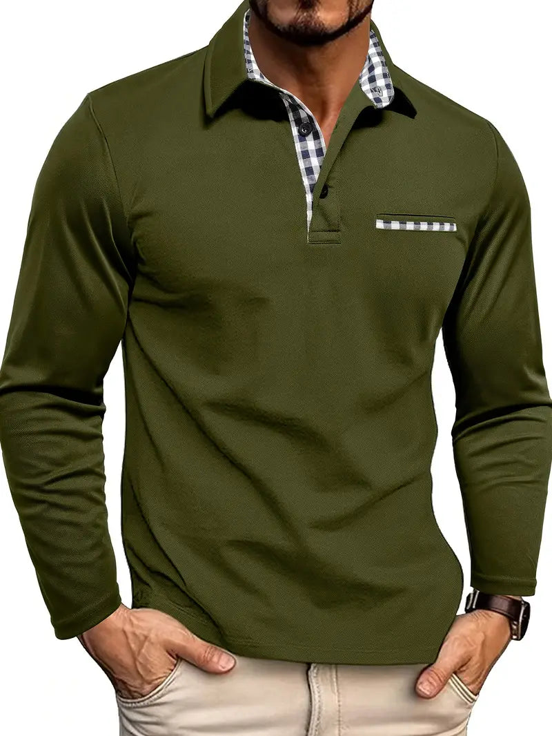 Charles | The Premium Long-Sleeve Modern Polo