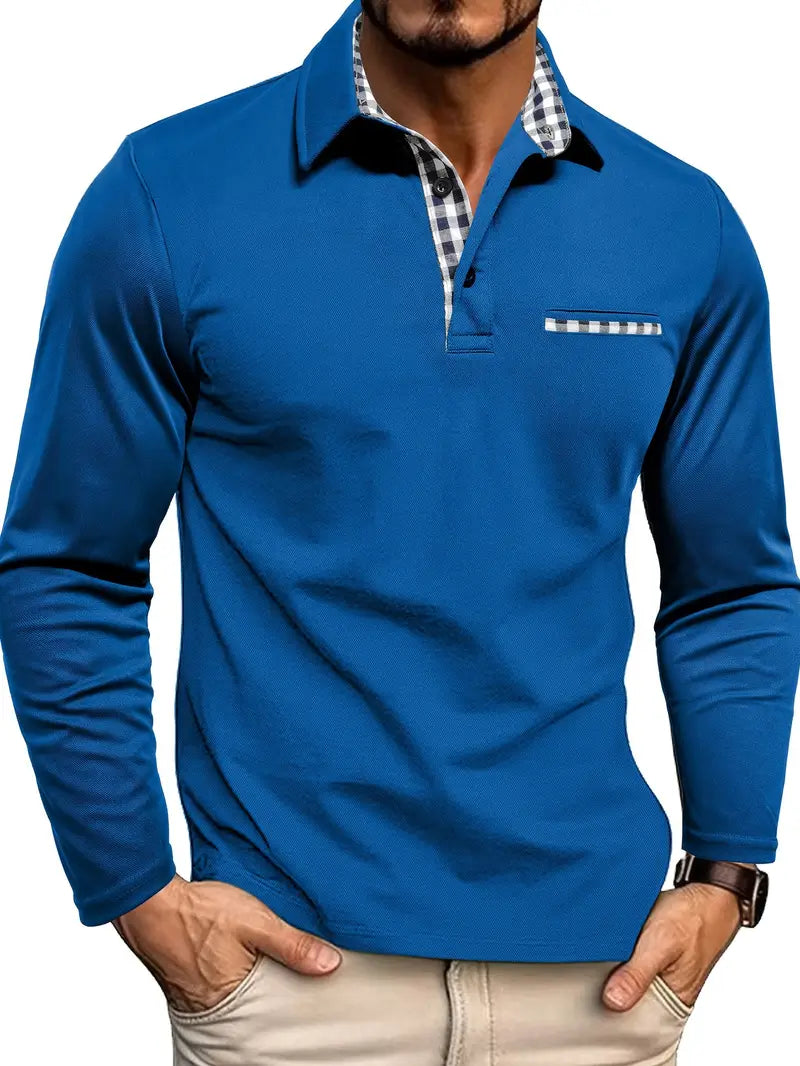 Charles | The Premium Long-Sleeve Modern Polo