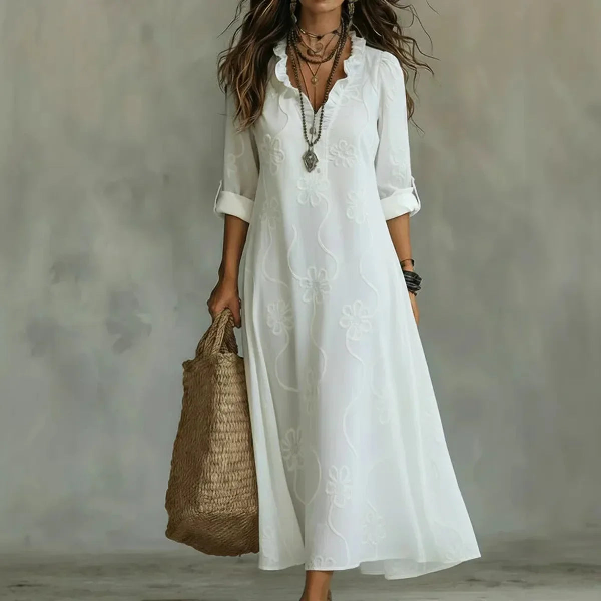 Sienna | The Flowing Floral Summer Shirt Dress