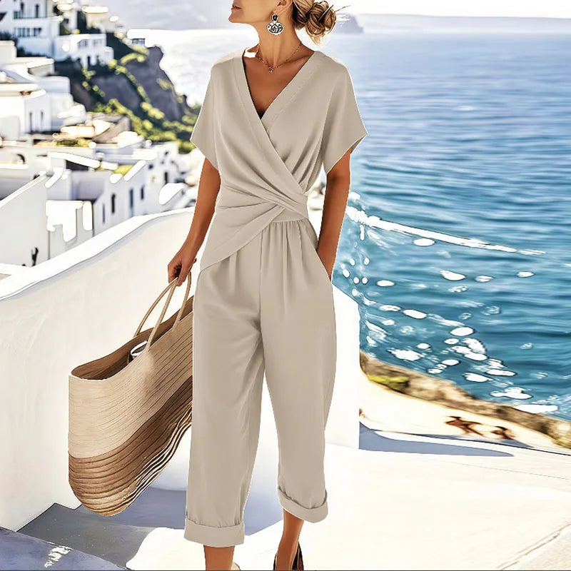 Colleen | The Coastal Wrap-Front Kinetic Two-Piece Set