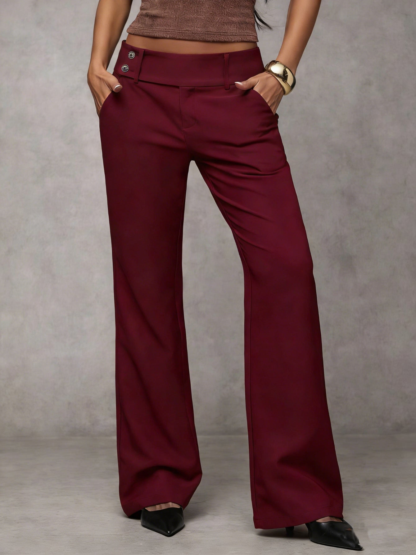 Duna | The High-Waisted Wide-Leg Tailored Trousers