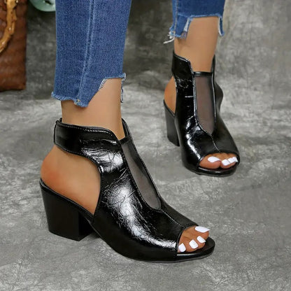 Roman | The Podiatric Tri-Point Cushion-Wedge Leather Slide