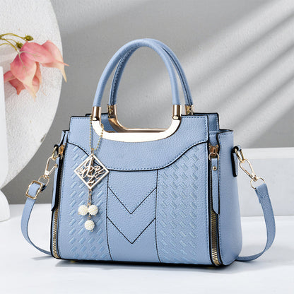 Nikki | The V-Quilted Structured Crossbody Tote