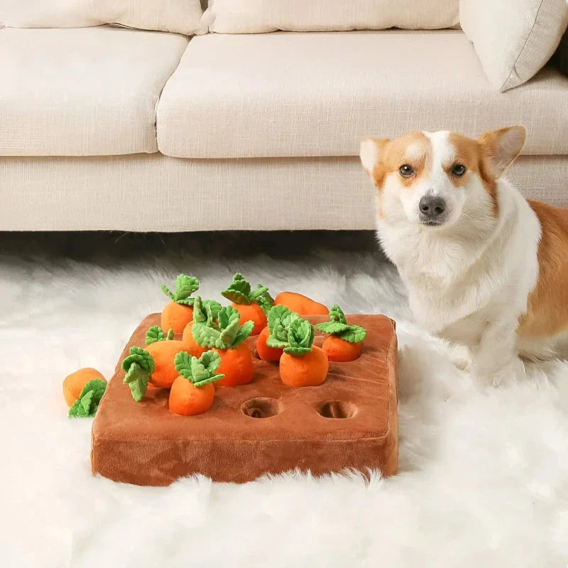 Bugs Bunny | The 12-Piece Interactive Plush Carrot Farm Toy