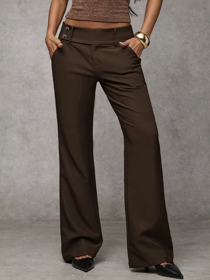 Duna | The High-Waisted Wide-Leg Tailored Trousers