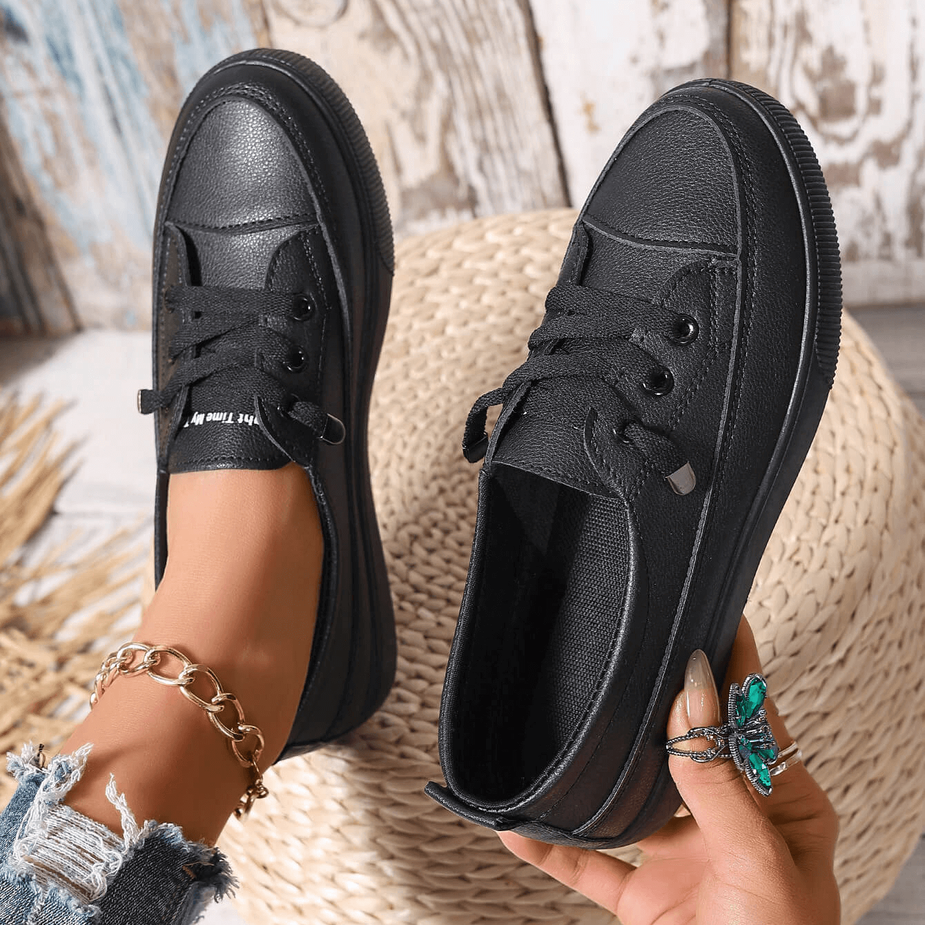 Anna | The Handcrafted Orthopedic Zero-Strain Leather Derby