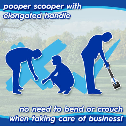 Pooper Scooper | The 60cm Foldable Long-Handle Waste Capture System
