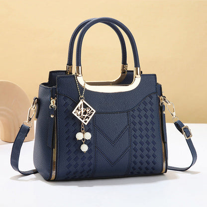 Nikki | The V-Quilted Structured Crossbody Tote