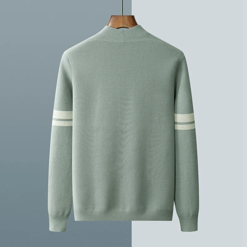 Julion | The Premium Merino Blend Varsity Knit Cardigan
