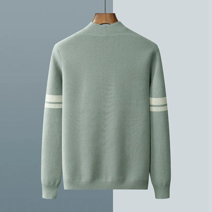 Julion | The Premium Merino Blend Varsity Knit Cardigan