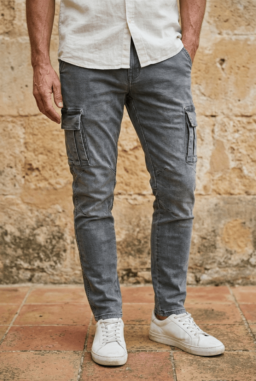 Feran | The Modern Stretch Utility Cargo Denim
