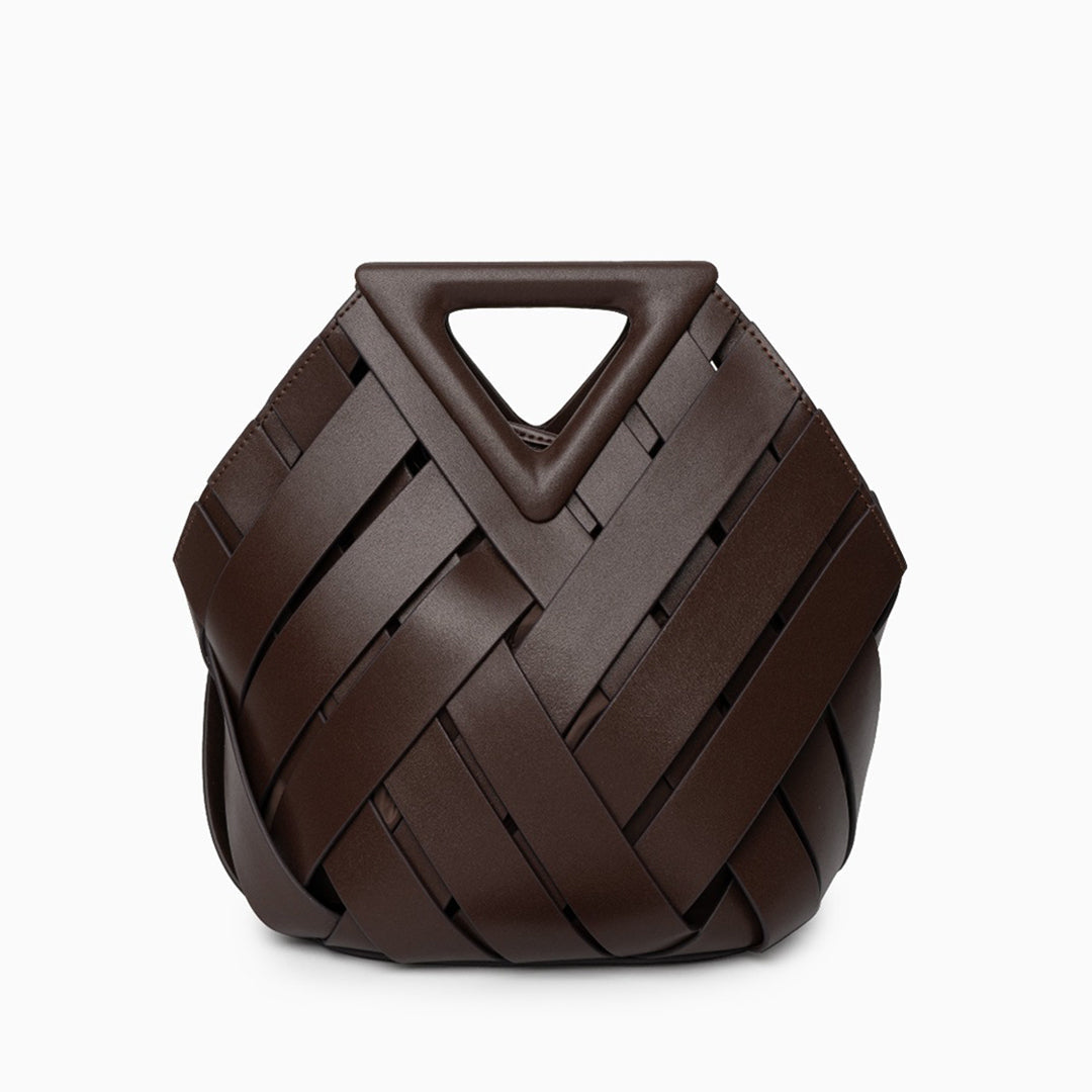 Elara | The Sculpted Intricate-Weave Origami Handbag