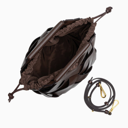 Elara | The Sculpted Intricate-Weave Origami Handbag