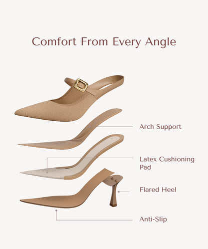 Grace |  The Fly-Woven Lithe Stiletto Mule
