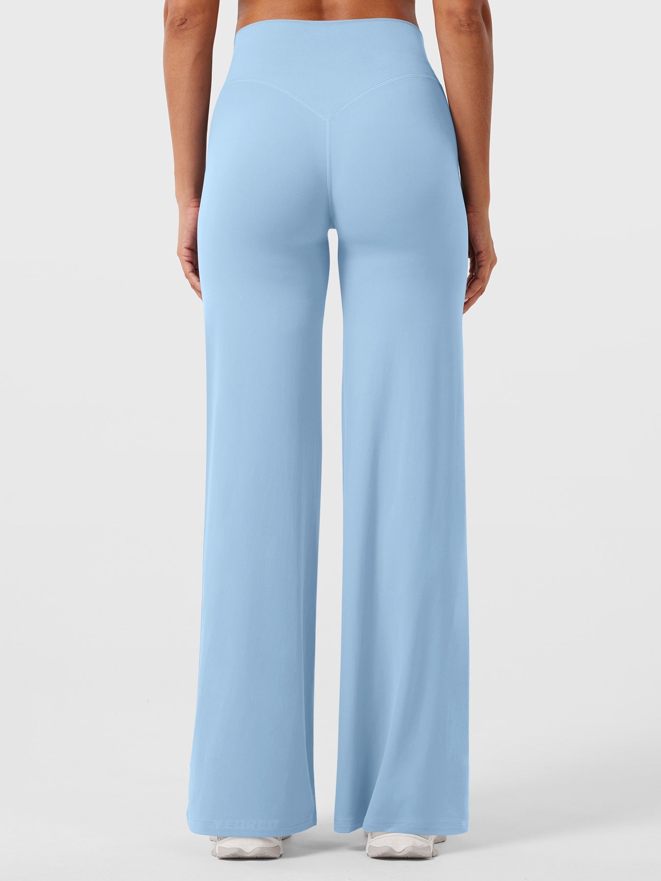 Yeoreo | The High-Waist Seamless-Front Straight-Leg Leggings