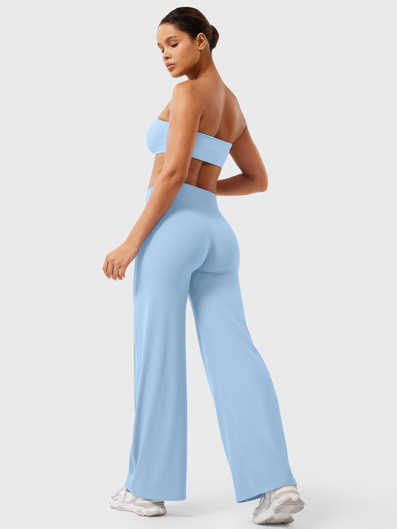 Yeoreo | The High-Waist Seamless-Front Straight-Leg Leggings
