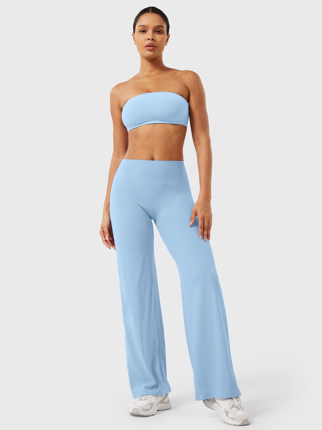 Yeoreo | The High-Waist Seamless-Front Straight-Leg Leggings
