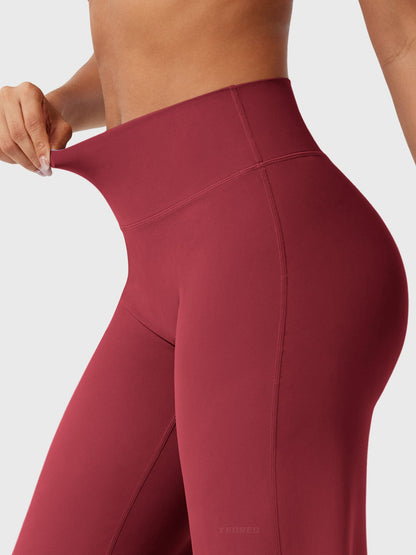 Yeoreo | The High-Waist Seamless-Front Straight-Leg Leggings