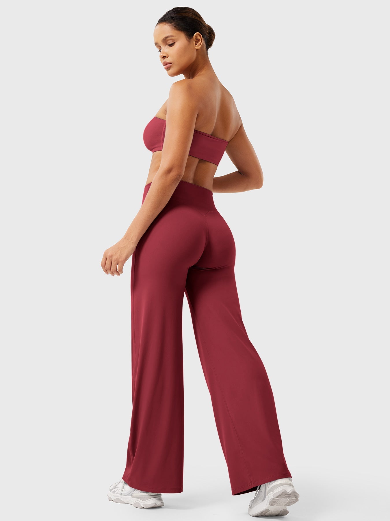 Yeoreo | The High-Waist Seamless-Front Straight-Leg Leggings