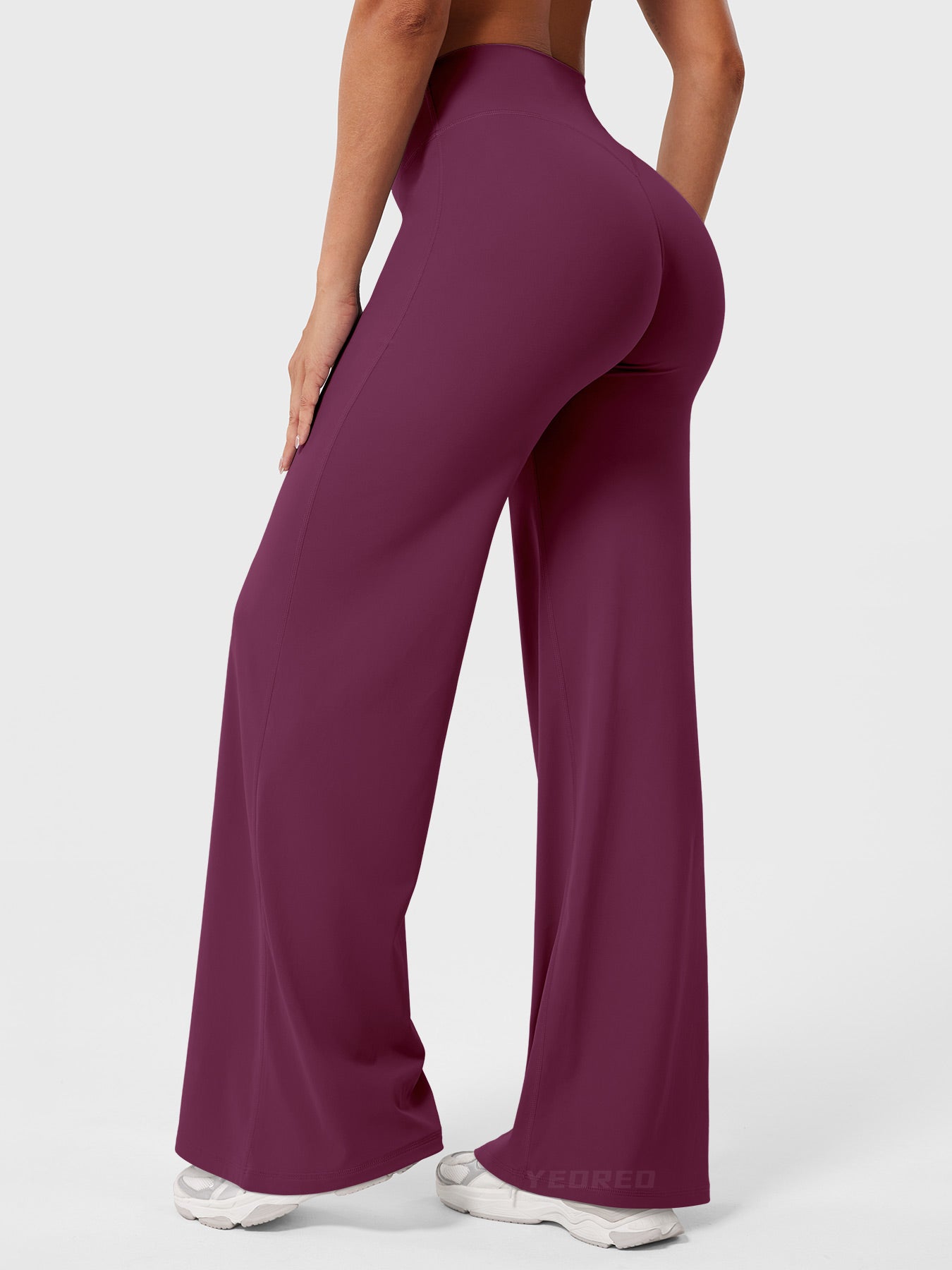 Yeoreo | The High-Waist Seamless-Front Straight-Leg Leggings