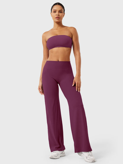 Yeoreo | The High-Waist Seamless-Front Straight-Leg Leggings