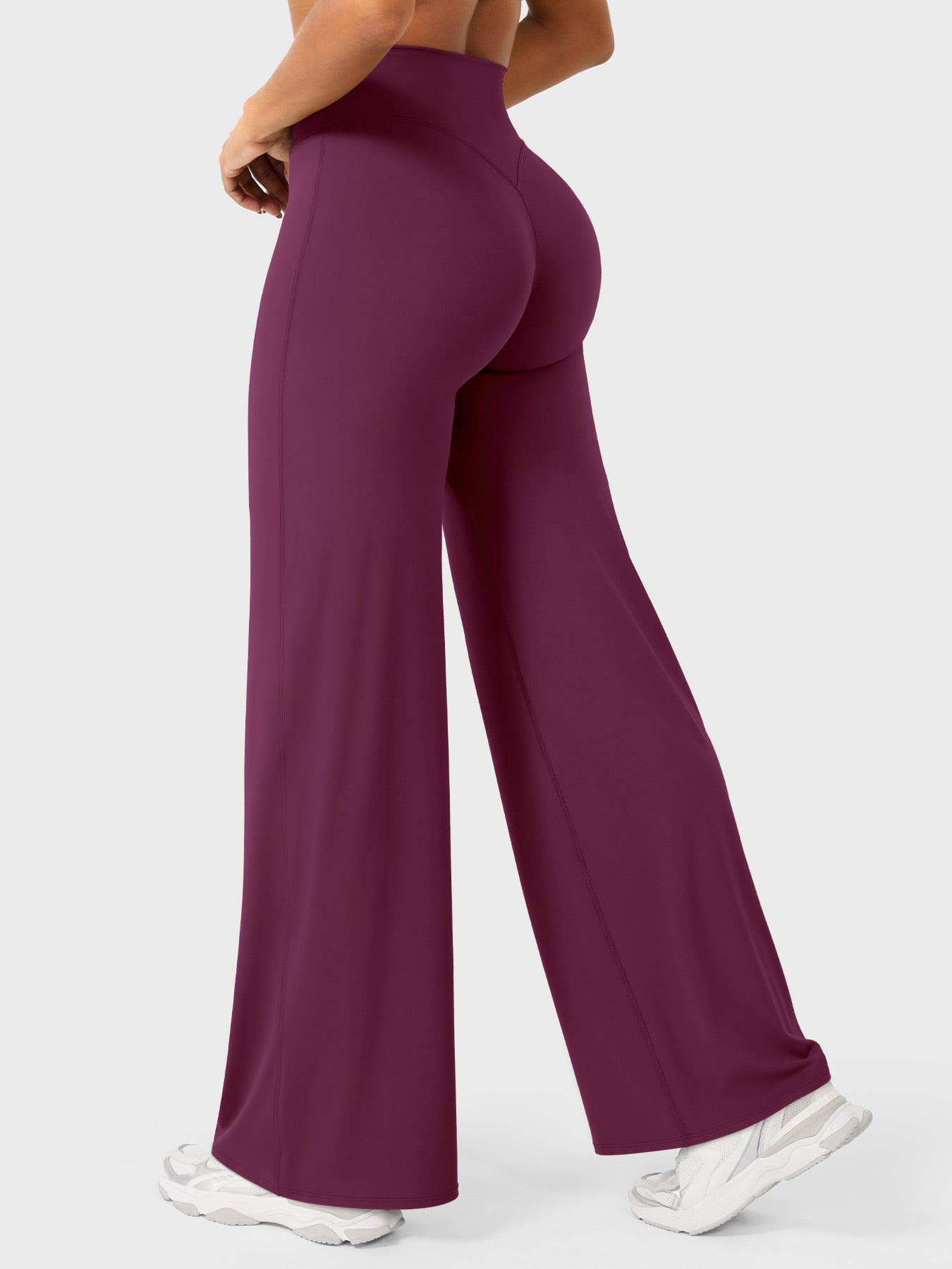 Yeoreo | The High-Waist Seamless-Front Straight-Leg Leggings