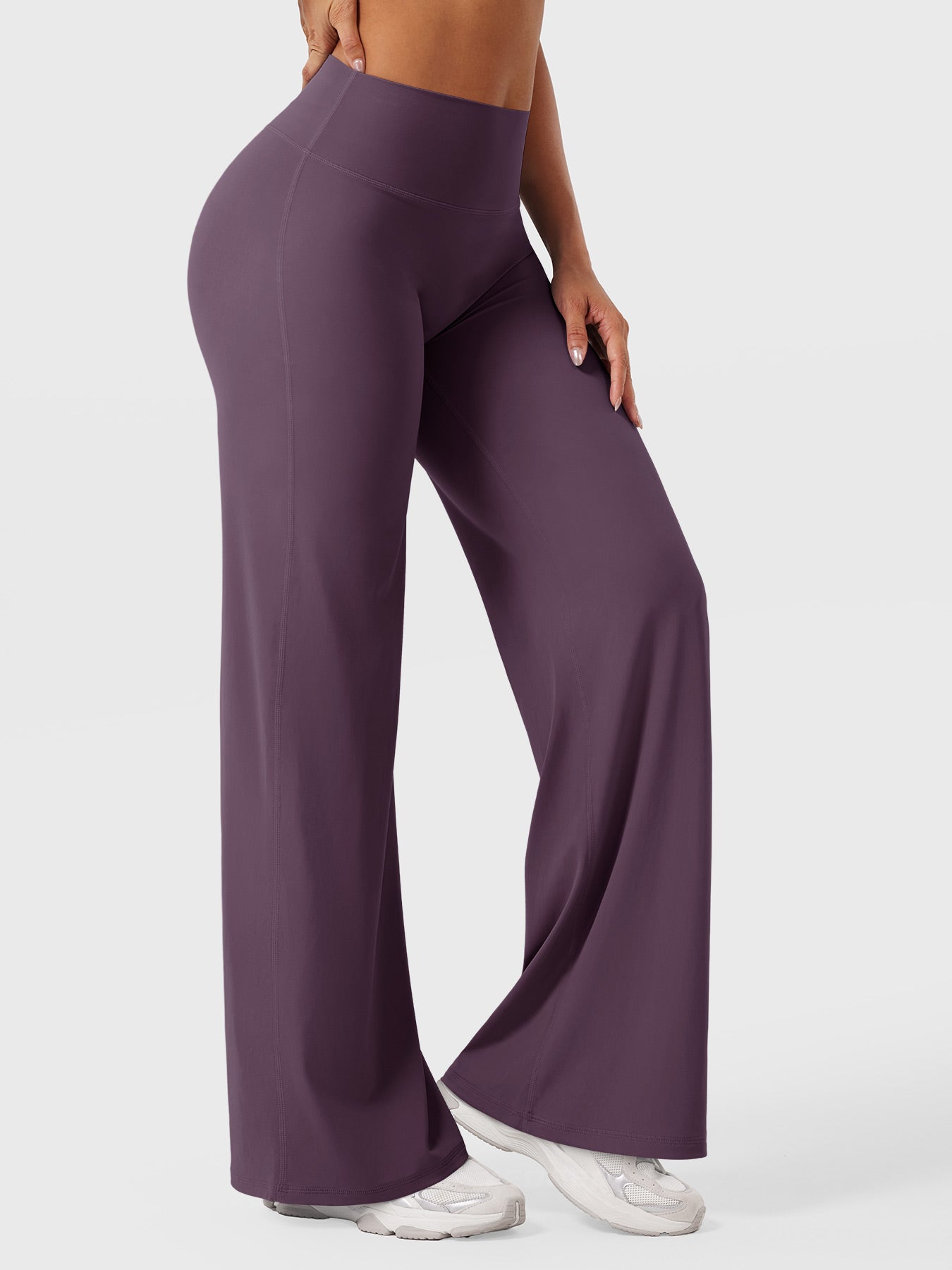 Yeoreo | The High-Waist Seamless-Front Straight-Leg Leggings