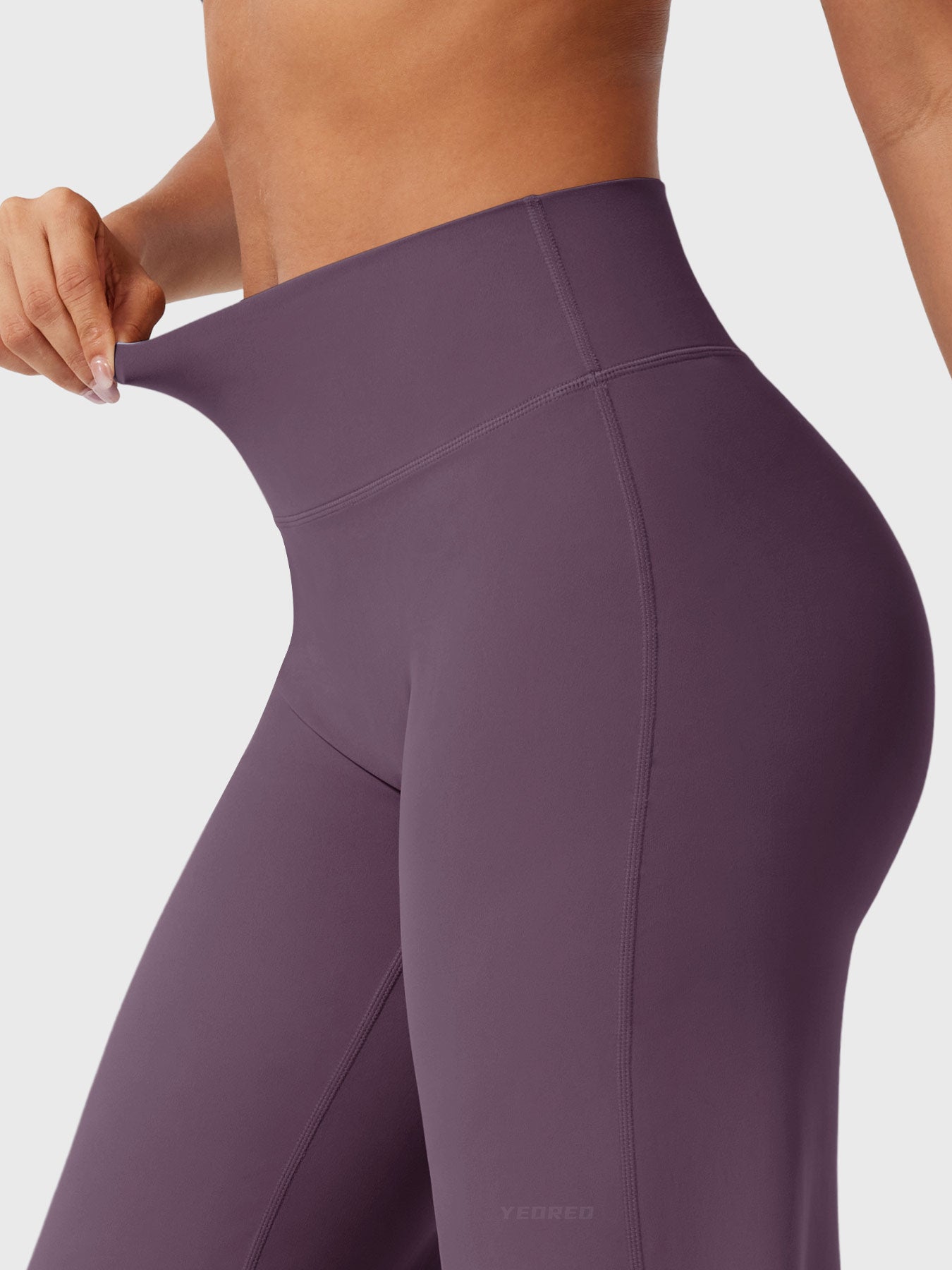 Yeoreo | The High-Waist Seamless-Front Straight-Leg Leggings
