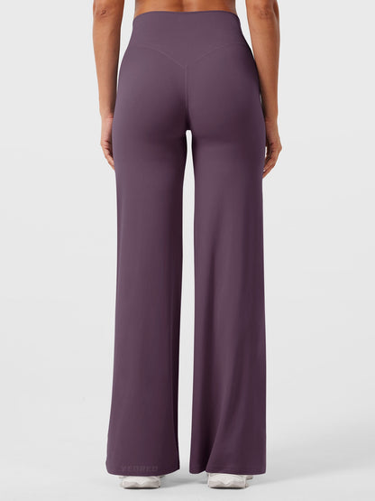 Yeoreo | The High-Waist Seamless-Front Straight-Leg Leggings