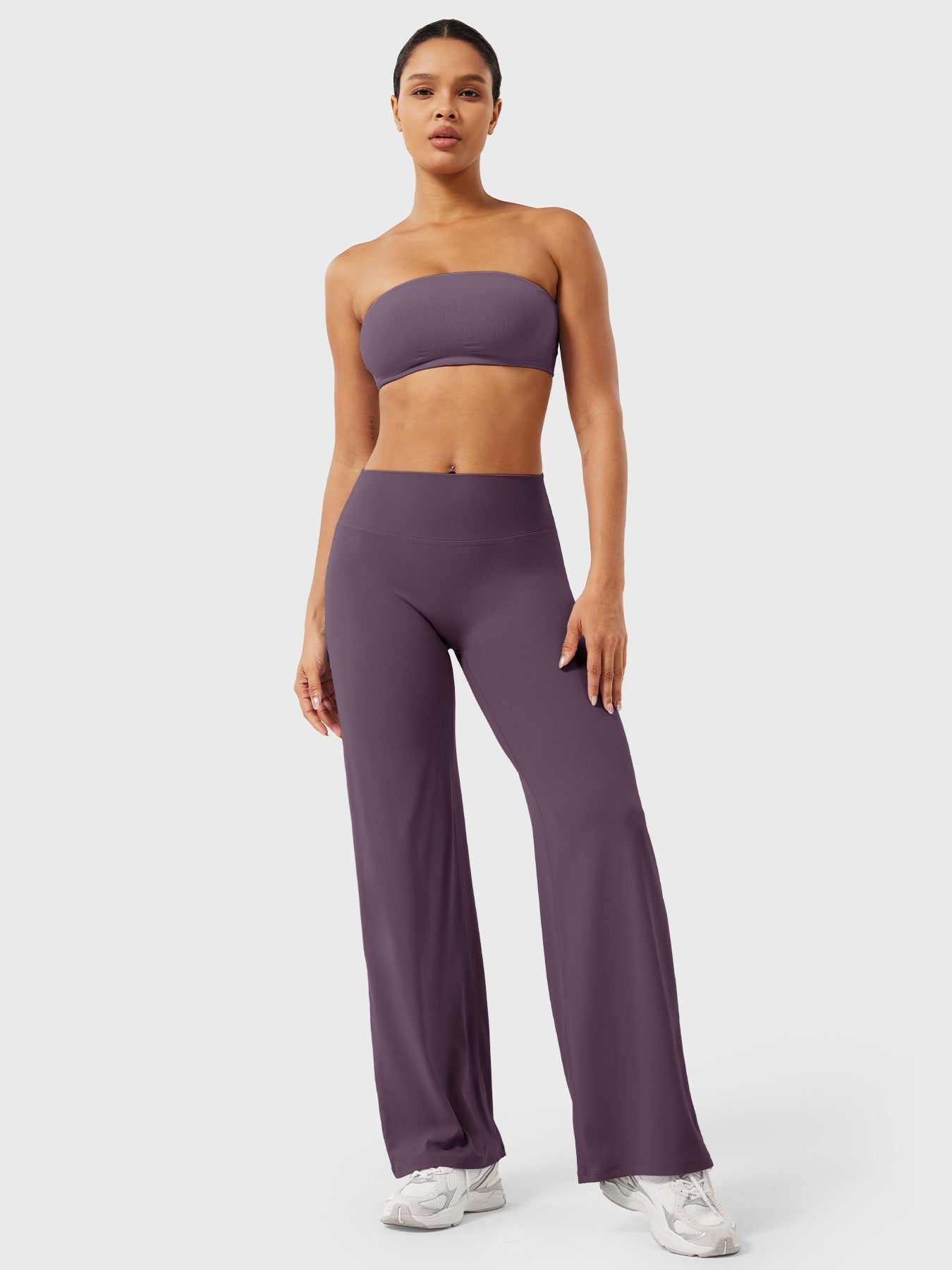 Yeoreo | The High-Waist Seamless-Front Straight-Leg Leggings