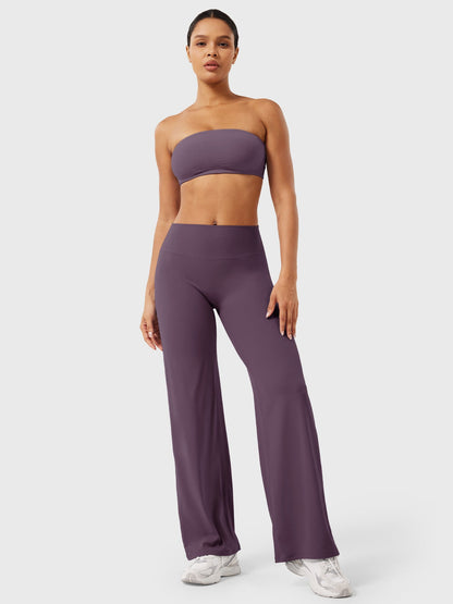 Yeoreo | The High-Waist Seamless-Front Straight-Leg Leggings