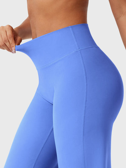 Yeoreo | The High-Waist Seamless-Front Straight-Leg Leggings