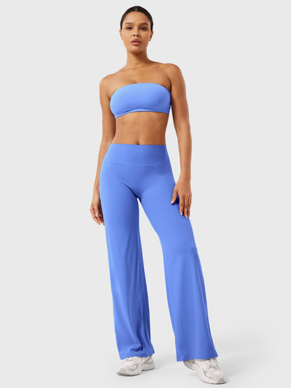 Yeoreo | The High-Waist Seamless-Front Straight-Leg Leggings