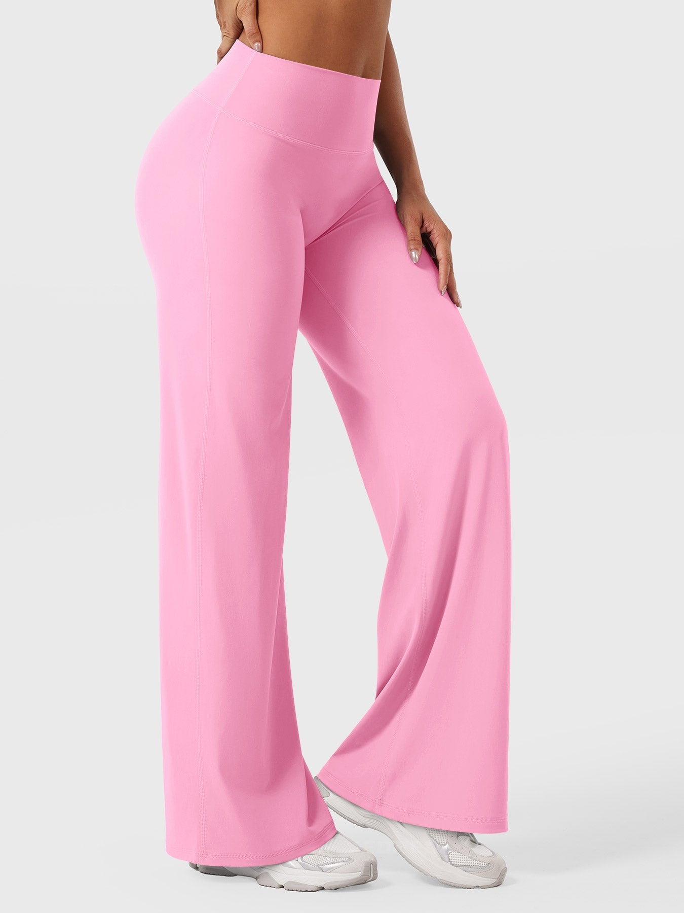 Yeoreo | The High-Waist Seamless-Front Straight-Leg Leggings