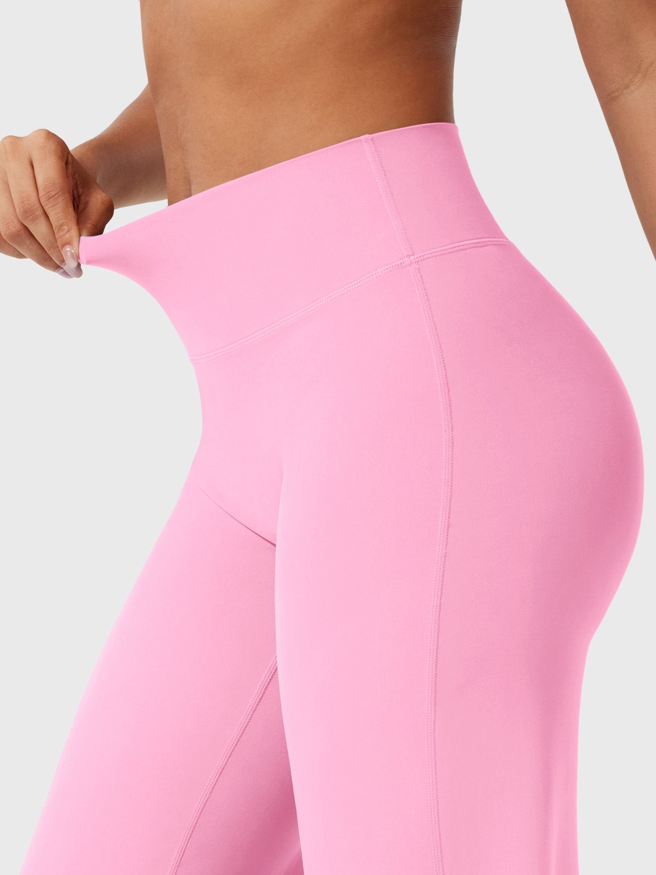 Yeoreo | The High-Waist Seamless-Front Straight-Leg Leggings