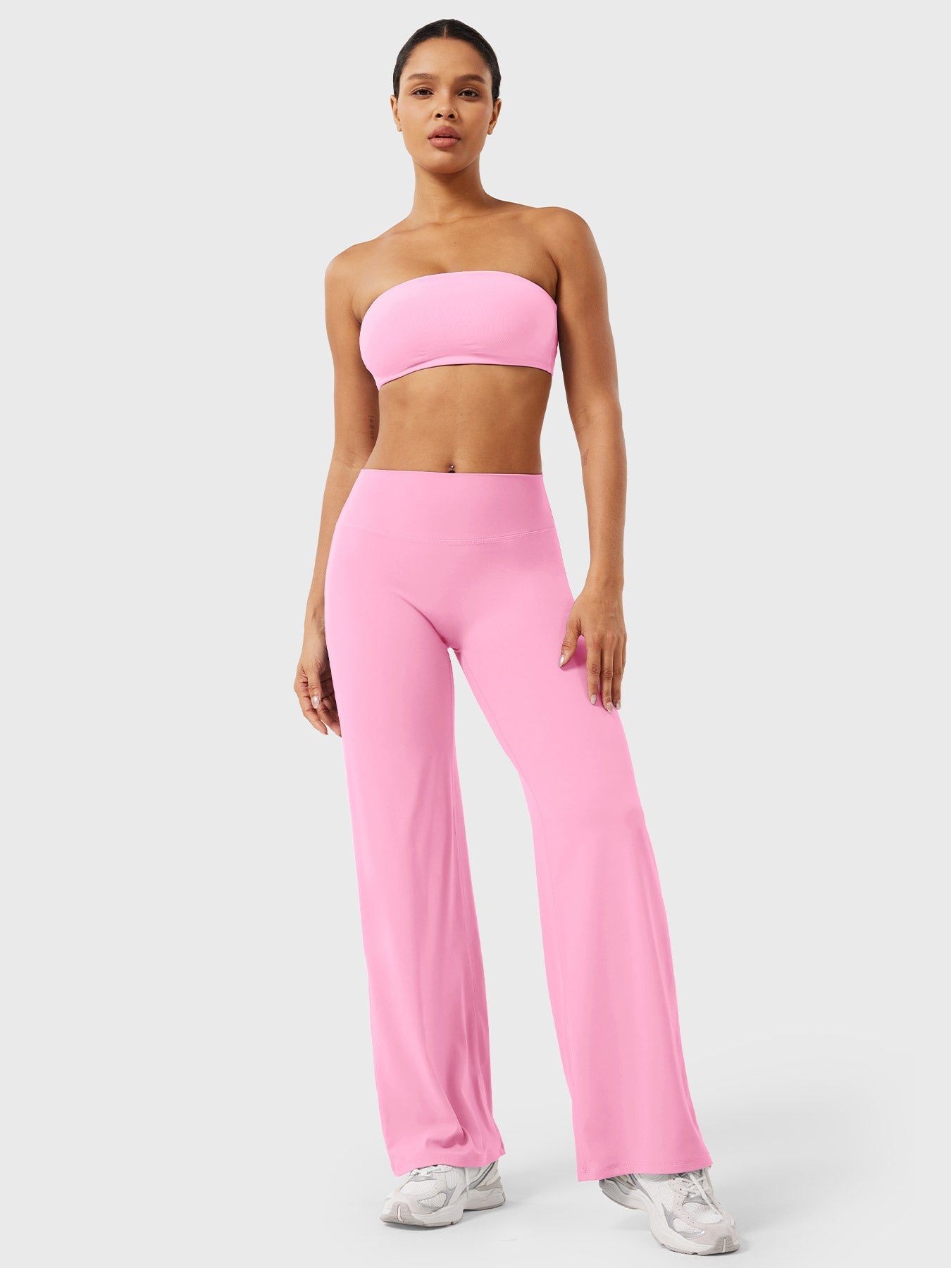 Yeoreo | The High-Waist Seamless-Front Straight-Leg Leggings