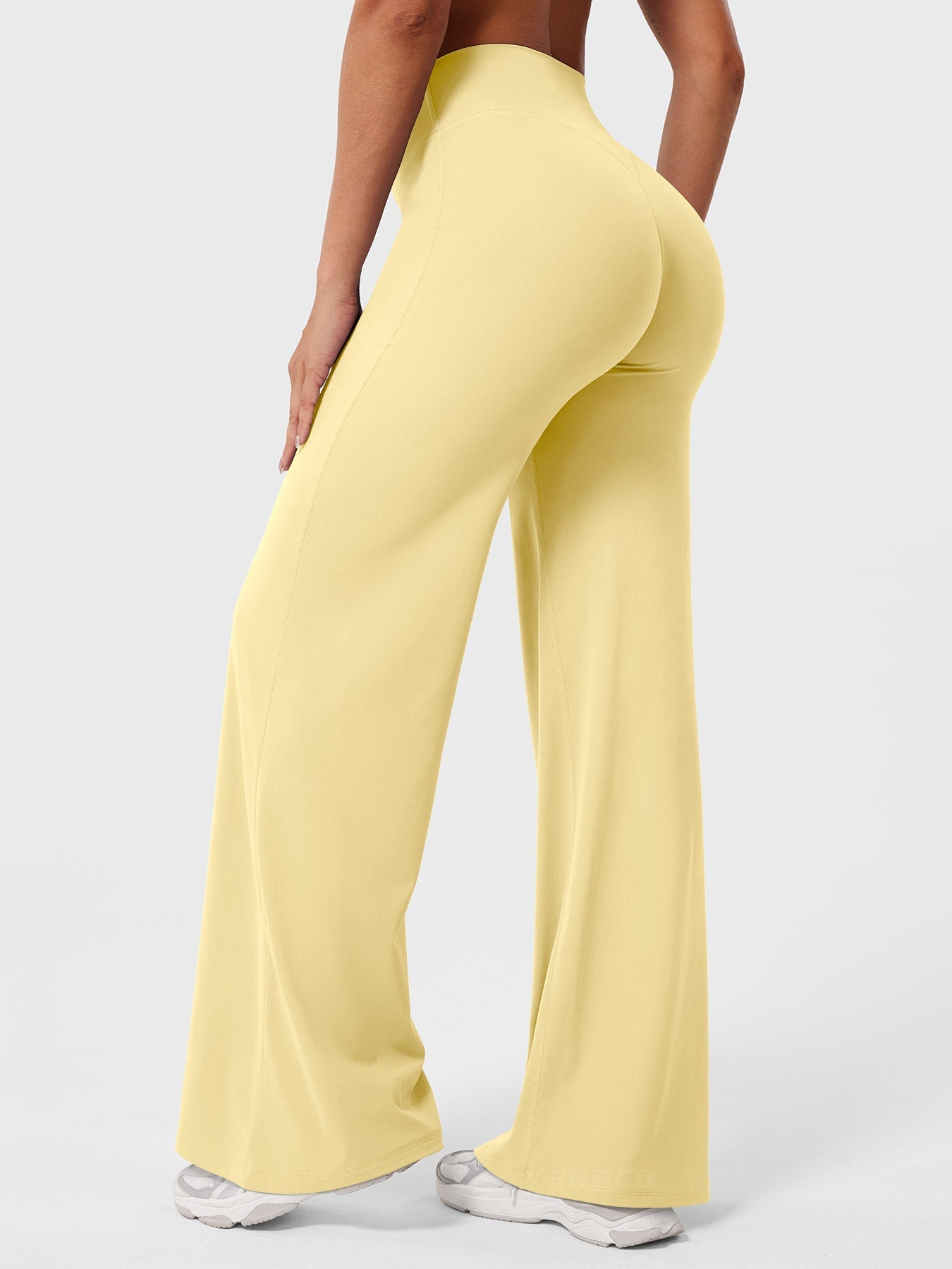 Yeoreo | The High-Waist Seamless-Front Straight-Leg Leggings