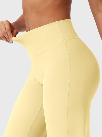 Yeoreo | The High-Waist Seamless-Front Straight-Leg Leggings