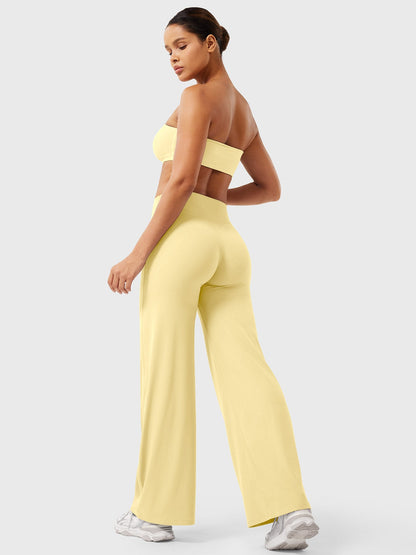 Yeoreo | The High-Waist Seamless-Front Straight-Leg Leggings