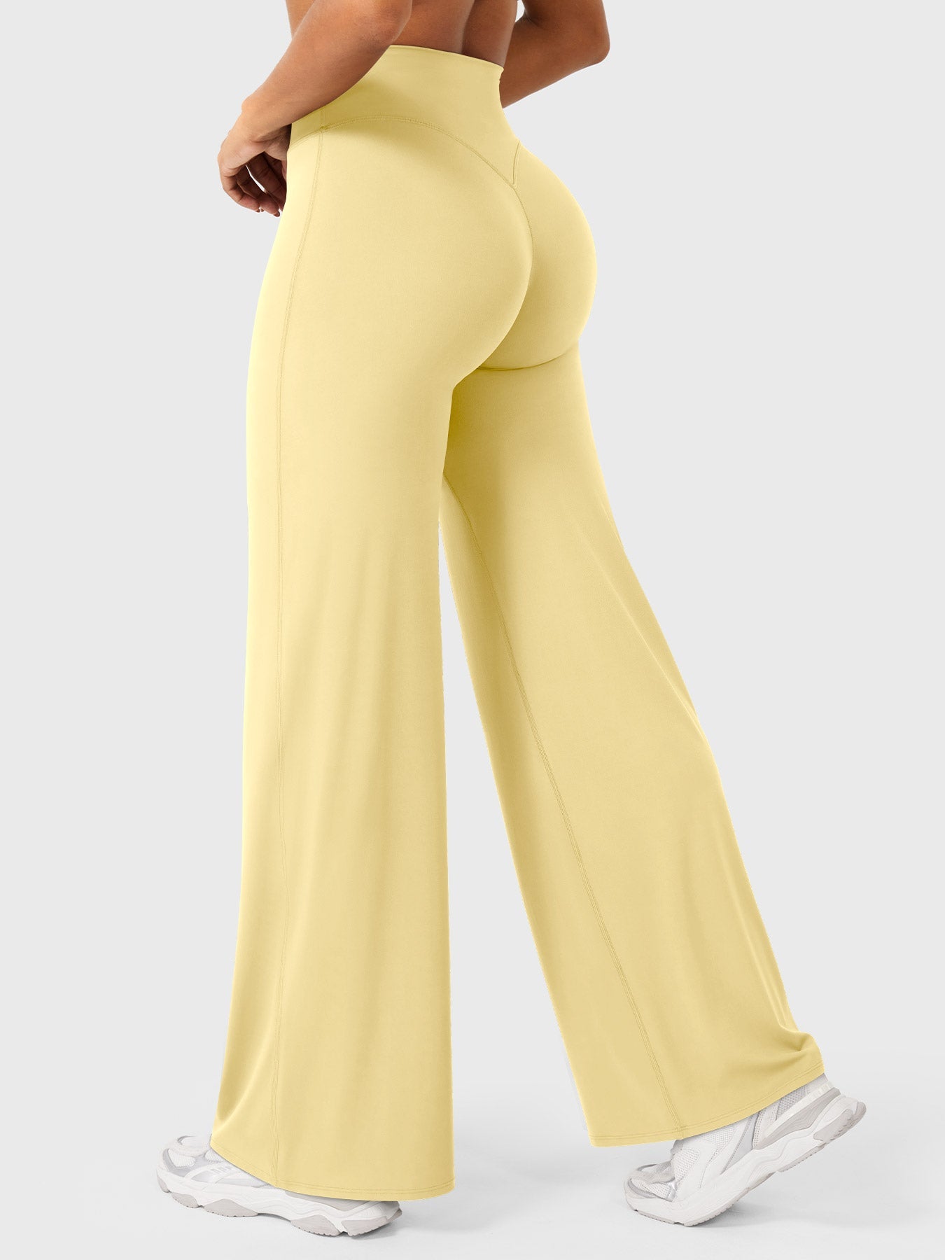 Yeoreo | The High-Waist Seamless-Front Straight-Leg Leggings