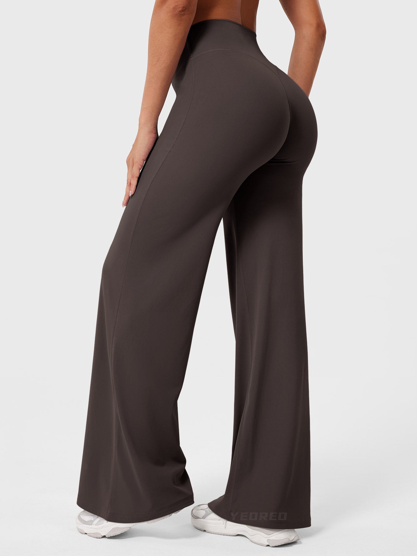 Yeoreo | The High-Waist Seamless-Front Straight-Leg Leggings
