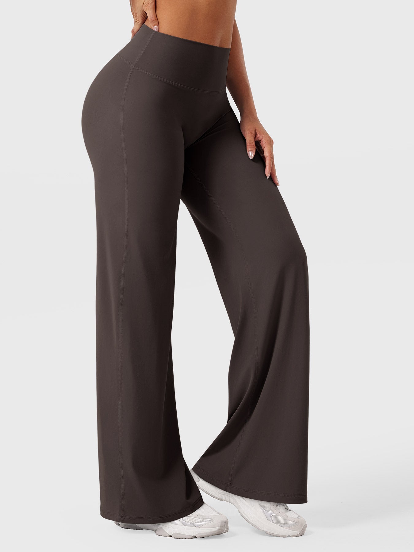 Yeoreo | The High-Waist Seamless-Front Straight-Leg Leggings