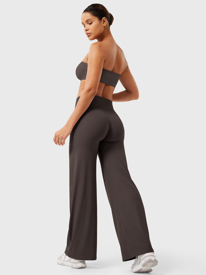 Yeoreo | The High-Waist Seamless-Front Straight-Leg Leggings