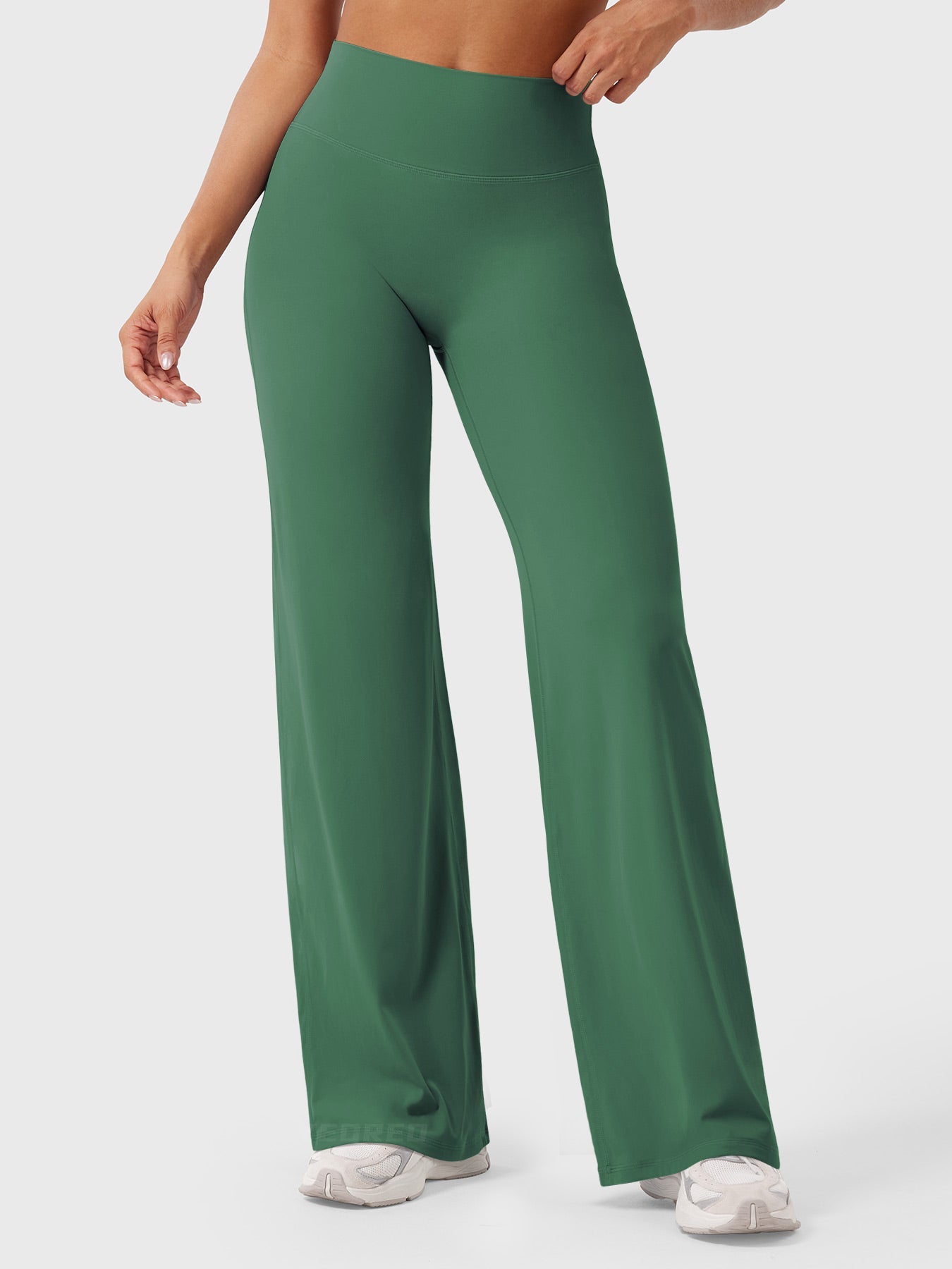 Yeoreo | The High-Waist Seamless-Front Straight-Leg Leggings