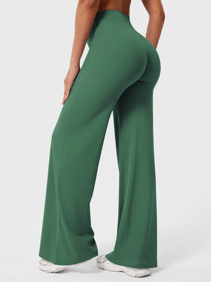Yeoreo | The High-Waist Seamless-Front Straight-Leg Leggings