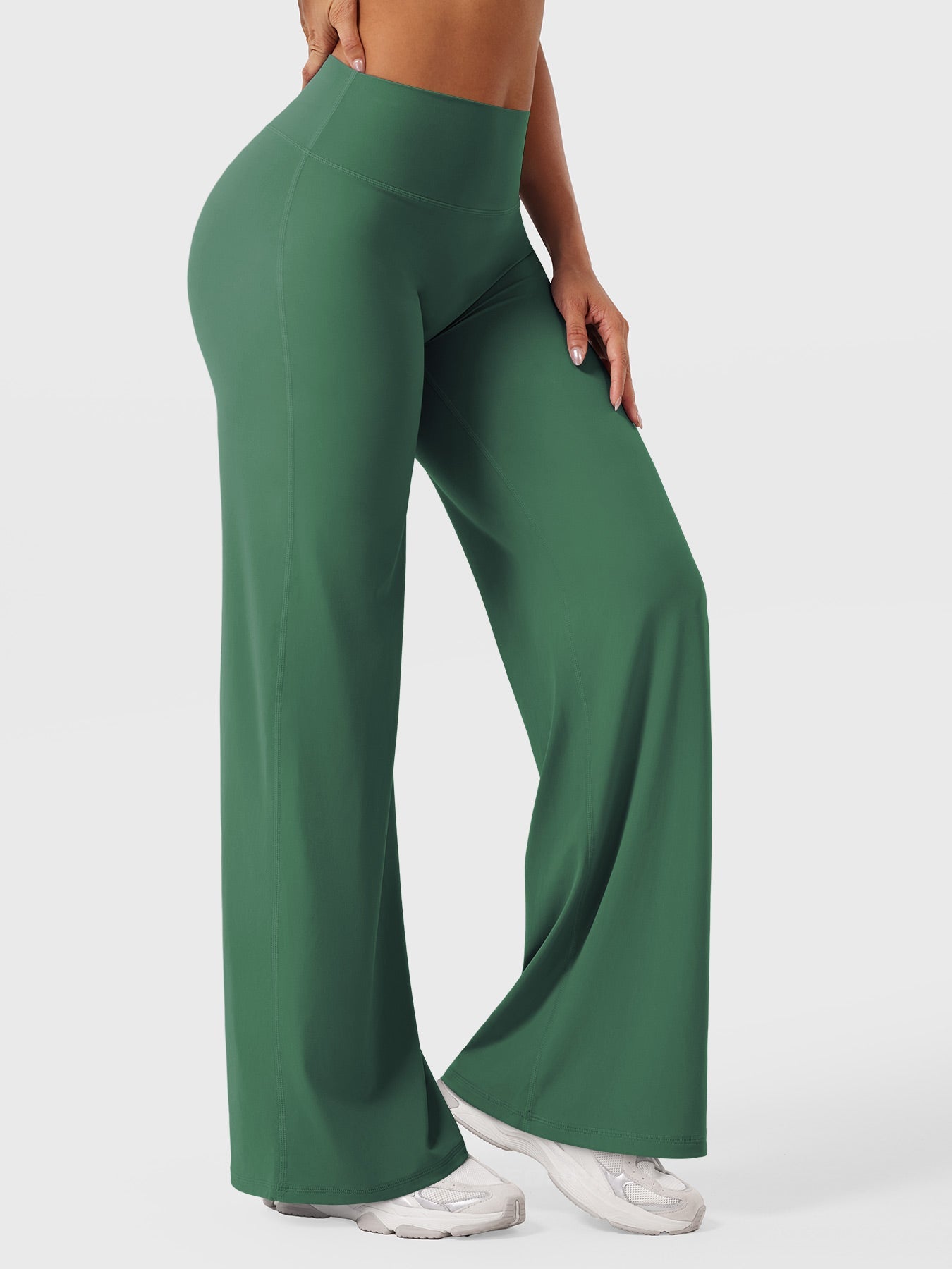 Yeoreo | The High-Waist Seamless-Front Straight-Leg Leggings