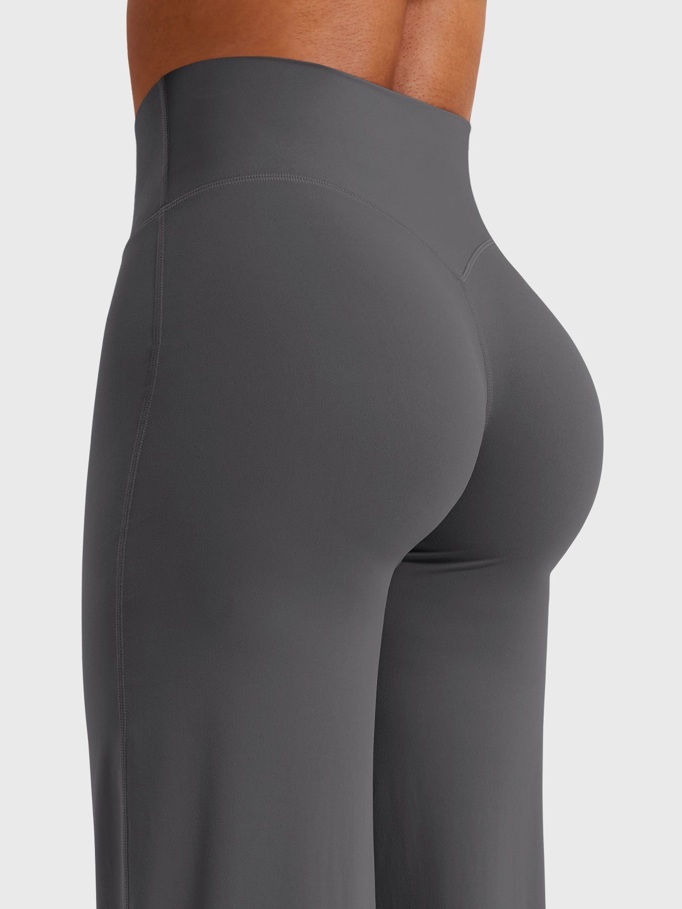 Yeoreo | The High-Waist Seamless-Front Straight-Leg Leggings