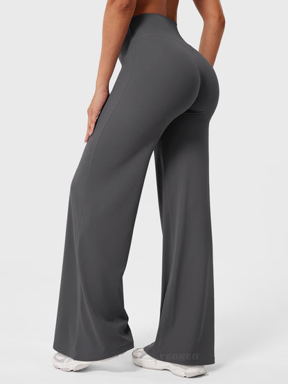 Yeoreo | The High-Waist Seamless-Front Straight-Leg Leggings