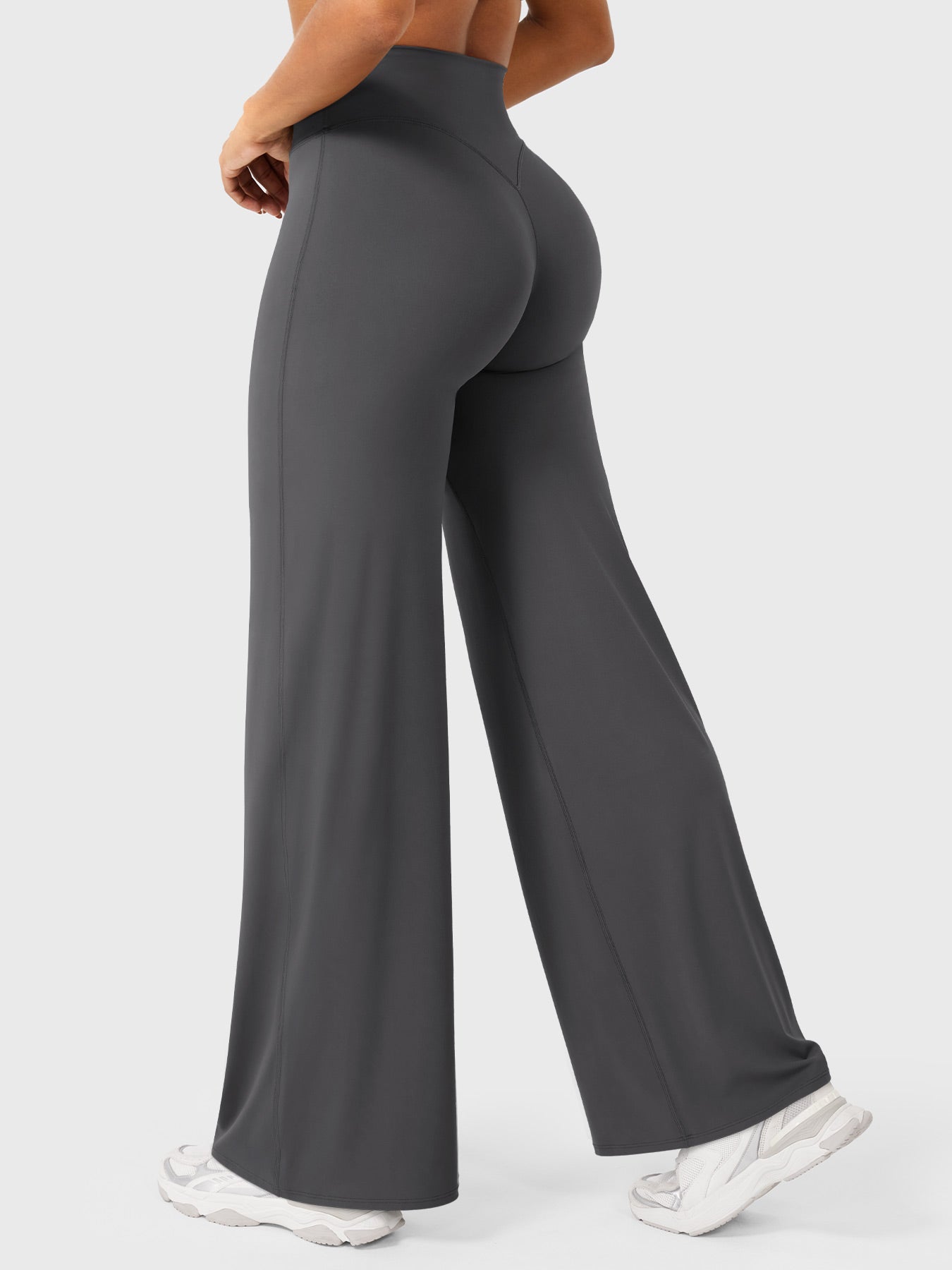 Yeoreo | The High-Waist Seamless-Front Straight-Leg Leggings