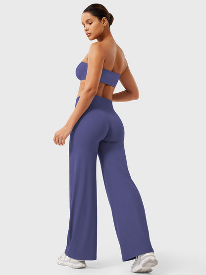 Yeoreo | The High-Waist Seamless-Front Straight-Leg Leggings